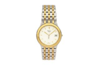 CHOPARD MONTE-CARLO STEEL AND GOLD WRISTWATCH
