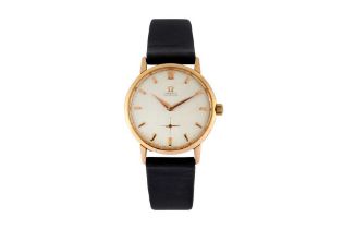 A GENTS 18K GOLD OMEGA WRISTWATCH