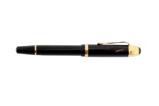 A MONTBLANC WRITERS EDITION VOLTAIRE FOUNTAIN PEN