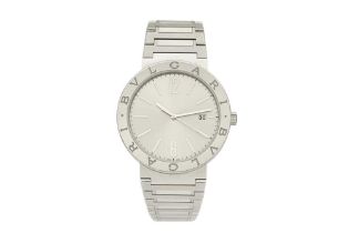 BVLGARI. BVLGARI STAINLESS STEEL WRISTWATCH