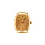 A GENTS 18K GOLD BAUME & MERCIER