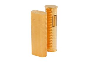 TWO GOLD PLATED LIGHTERS