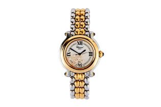 CHOPARD. HAPPY SPORT FLOATING DIAMOND LADIES WATCH