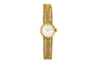 AN 18CT GIRARD-PERREGAUX LADIES WRISTWATCH