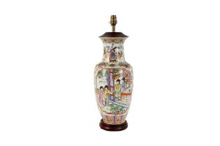 TWO 20TH CENTURY CHINESE TABLE LAMPS