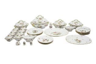 A HEREND ROTHSCHILD PORCELAIN DINNER SET