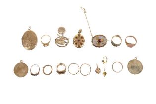 A GROUP OF JEWELLERY