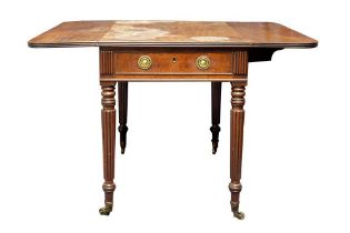 A 19TH CENTURY MAHOGANY PEMBROKE TABLE