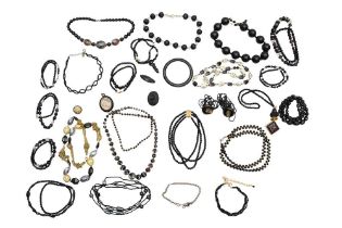 A LARGE GROUP OF COSTUME JEWELLERY