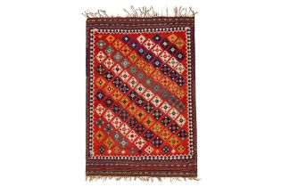 A FINE ANTIQUE QASHQAI KILIM, SOUTH-WEST PERSIA