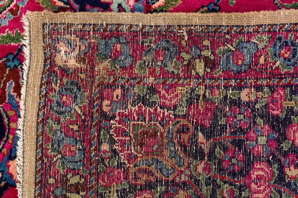 FINE SIGNED MESHED CARPET, NORTH-EAST PERSIA - Image 7 of 7
