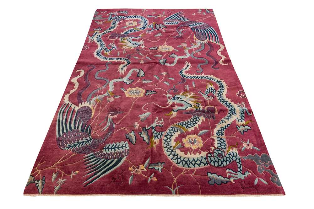 A FINE TIBETAN CARPET - Image 2 of 8