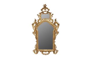 A MID 18TH-CENTURY VENETIAN GILTWOOD MIRROR