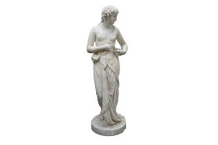 A COADE STONE FIGURE: WESTMACOTT'S NYMPH