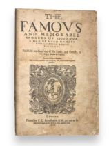 Josephus (Flavius) The Famous and Memorable Workes, 1632