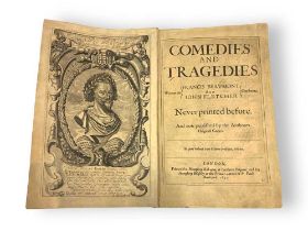 Beaumont (Francis) and (John) Fletcher, Comedies and Tragedies [bound with: The Wild-Goose Chase. A