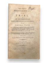 [Law] Paine. The whole proceedings on the trial of an information . . .Dublin, 1793