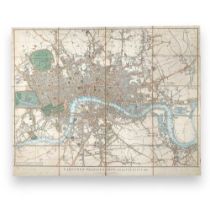 Cary's New Plan of London and its Vicinity. 1826.