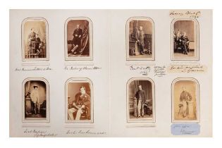 Carte De Visite Album Relating to The Angersteins of Woodlands, Blackheath c.1860