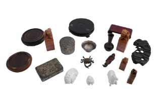 A GROUP OF CHINESE AND JAPANESE SCHOLAR'S OBJECTS