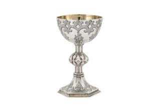 A Victorian sterling silver traveling communion cup, London 1854 by George Angell View at The Barley