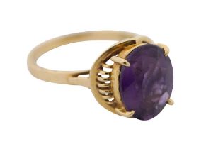 AN AMETHYST RING