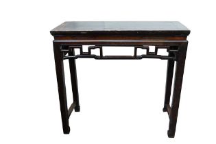 A CHINESE WOOD ALTAR TABLE