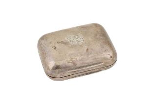 A Victorian sterling silver soap box, London 1884 by William Leuchars View at The Barley Mow Centre