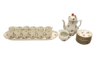 A HEREND PORCELAIN COFFEE SET