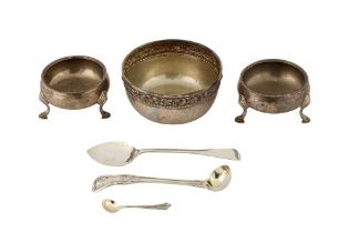 A PAIR OF GEORGE III STERLING SILVER SALTS, LONDON 1771 BY THOMAS SHEPHER View at The Barley Mow Cen