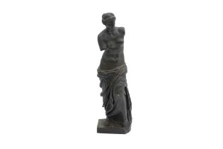 A BRONZE FIGURE OF VENUS DE MILO