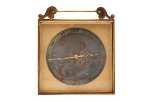 AN ANTIQUE ATELIERS JUVENIA PENDANT CLOCK