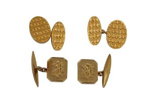 TWO SETS OF CUFFLINKS
