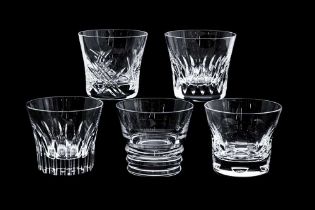 A BACCARAT EVERYDAY CLASSIC TUMBLERS PART SET