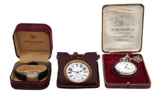 A GROUP OF THREE WATCHES