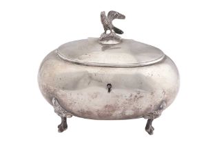 A LATE 19TH CENTURY AUSTRIAN SILVER SUGAR BOX (ZUCKERDOSE), VIENNA CIRCA 1890 BY FTB? View at The Ba