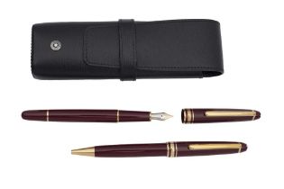 A PAIR OF MONTBLANC MEISTERSTUCK PENS