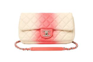 Chanel Cream Ombre Medium Flap Bag