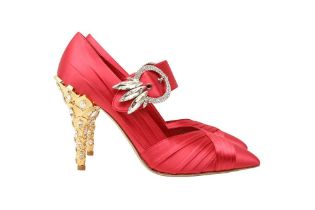 Miu Miu Peonia Calzature Donna Buckle Heeled Pump - Size 38