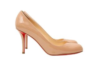 Christian Louboutin Nude Sophiaregina Heeled Pump - Size 37