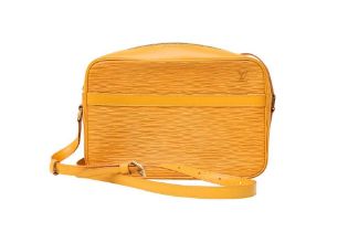 Louis Vuitton Tassil Yellow Epi Trocadero 27 Crossbody Bag