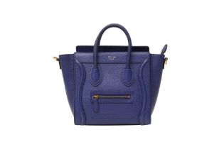 Celine Indigo Blue Nano Luggage Bag