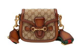 Gucci Brown Horsebit 1955 Mini Crossbody Bag