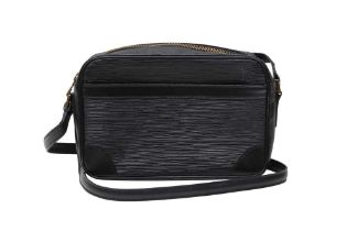 Louis Vuitton Black Epi Trocadero 23 Crossbody Bag