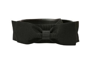 Chanel Black Bow Belt - Size 75