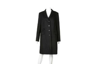 Paul Smith Black Wool Kensington Coat - Size 46
