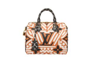 Louis Vuitton Caramel Giant Monogram Crafty Speedy Bandouliere 25