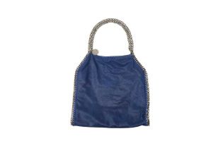 Stella McCartney Blue Falabella Fold Over Tote