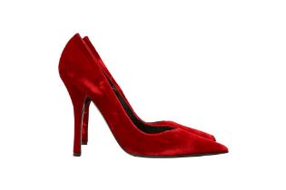 Roberto Cavalli Red Eugenie Heeled Pump - Size 38