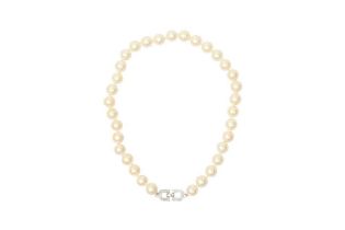 Christian Dior Pearl Crystal Necklace